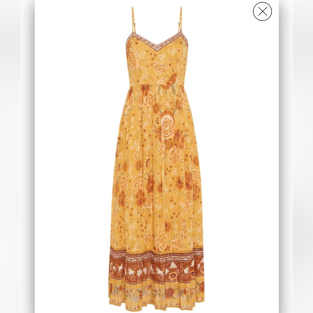Spell & the Gypsy Collective Mystic Strappy Maxi XXS Rare Unicorn 💛⭐️🌻 - Picture 2 of 3